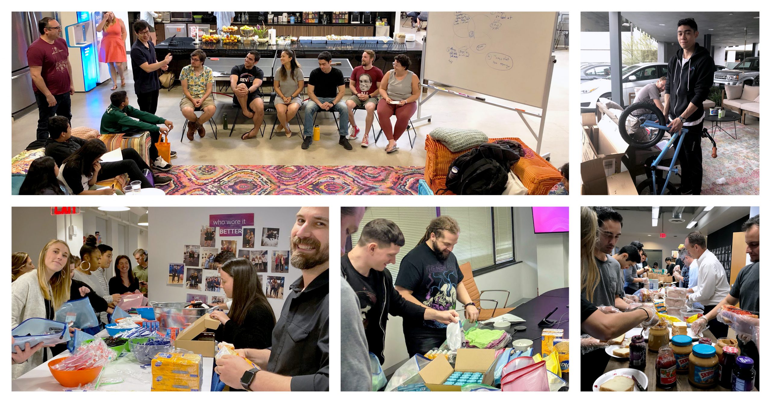 A few years ago, VideoAmp was a small company with about 17 employees. We quickly realized that one thing we all had in common was a commitment to giving back. We started off small and as VideoAmp grew, so did our efforts. What was once a common interest eventually turned into the VideoAmp Gives Back initiative. Since its inception, we have participated in countless events from volunteering with the Salvation Army to building lunch kits or hygiene packs for those in need.